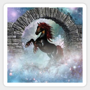 Awesome wild fantasy horse Sticker